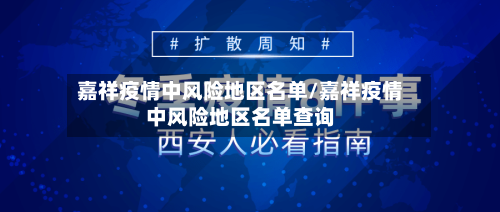 嘉祥疫情中风险地区名单/嘉祥疫情中风险地区名单查询
