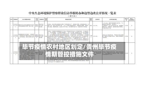 毕节疫情农村地区划定/贵州毕节疫情期管控措施文件